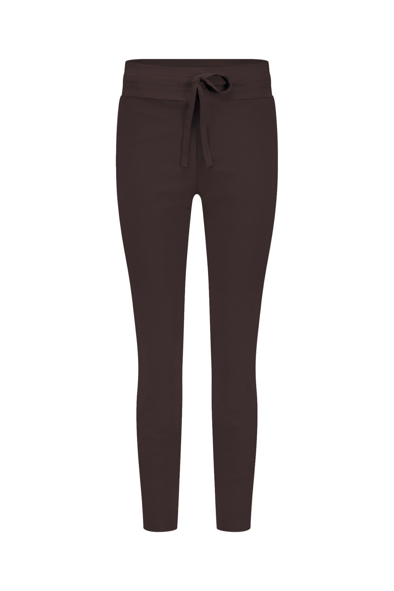 Studio Anneloes Startup Summer Trousers Espresso, zomerse broek in espressokleur met rechte pijpen